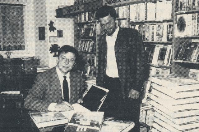 war zu Gast in der Buchhandlung